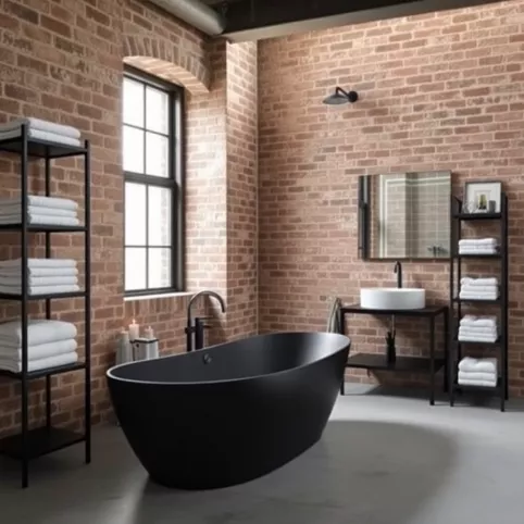 Łazienka W Stylu Loft