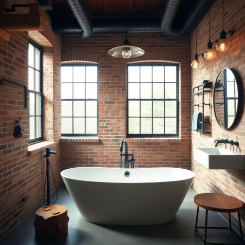 Łazienki W Stylu Loftowym