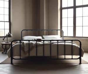 Łóżko W Stylu Loftowym