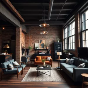 Mieszkanie W Bloku W Stylu Loft