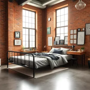 Pokój Młodzieżowy W Stylu Loftowym