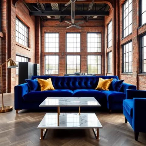 Styl Loftowy Z Glamour